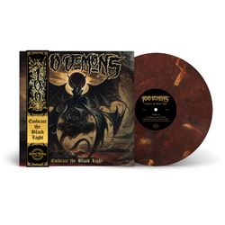 100 Demons Embrace The Black Light Colored Marble Red VINYL LP