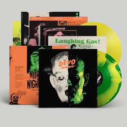 Devo Nitrous Nightmare Halloween Live '75 Laughing Gas Colored Green Yellow VINYL LP