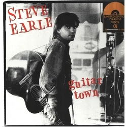 Steve Earle Guitar Town Orange Colored VINYL LP