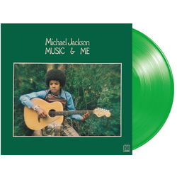 Michael Jackson Music & Me Clear Green Vinyl Japan Import Clear VINYL LP