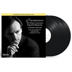Hough,Stephen Litton,Andrew Dallas Symphony Rachmaninoff Piano Concertos 1-4 Paganini vinyl LP