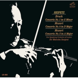 Jascha Heifetz Bruch Concerto In G Minor Mozart Concerto In D vinyl LP