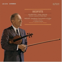 Jascha Heifetz Glazounov Violin Concerto Mozart Symphonie vinyl LP