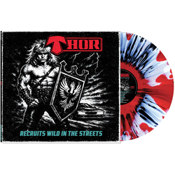 Thor Recruits Wild In The Streets Black Clear Red Splatter White Limited Edition VINYL LP