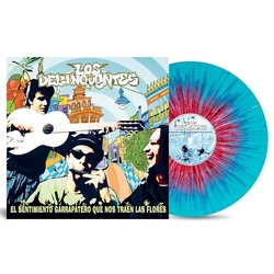 Los Delinquentes El Sentimiento Garrapatero Que Nos Traen Las Flores Ltd Splatter Vinyl Blue Colored Pink Limited Edition VINYL LP