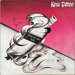 Rose Tattoo Scarred For Life Limited 140-Gram Red & White Swirl Colored Limited Edition VINYL LP