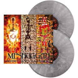 Meshuggah Destroy Erase Improve Black Colored Gray Marble White Anniversary Edition VINYL LP