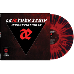 Leather Strip Appreciation IX Black Colored Red Splatter Limited Edition VINYL LP