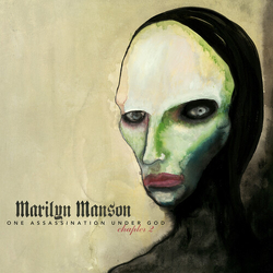 Marilyn Manson One Assassination Under God Chapter 2 Blue Colored Green Marble VINYL LP