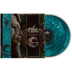 Nile Those Whom The Gods Detest Teal Blue Egyptian Marble Vinyl W/ Etched Side-D Colored VINYL LP