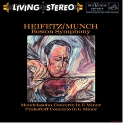 Jascha Heifetz Mendelssohn Concerto In E Minor Prokofieff Concerto In G Minor 180Gm Lp VINYL LP