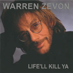 Warren Zevon Life'll Kill Ya Blue Clear Limited Edition VINYL LP