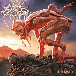 Cattle Decapitation Terrasite Black Ice Colored Gold VINYL LP