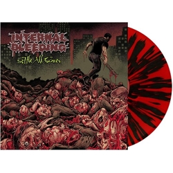 Internal Bleeding Settle All Scores - Red & Black Splatter Vinyl vinyl LP