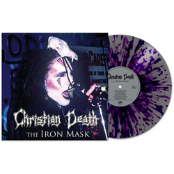 Christian Death The Iron Mask Colored Purple Silver Splatter Limited Edition VINYL LP