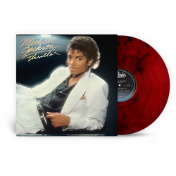 Michael Jackson Thriller Black Colored Marble Red VINYL LP