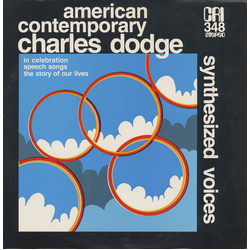 Charles Dodge Synthesized Voices vinyl LP