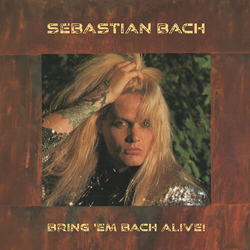 Sebastian Bach Bring 'Em Bach Alive Tokyo 1998 Clear Gold Yellow Limited Edition VINYL LP