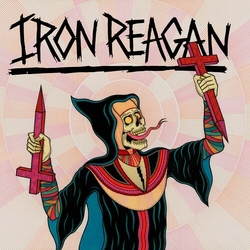 Iron Reagan Crossover Ministry Clear Multicolored Splatter White VINYL LP