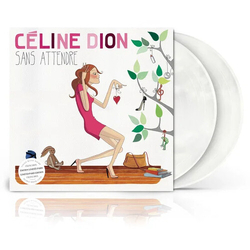 Celine Dion Sans Attendre Pearly White VINYL LP