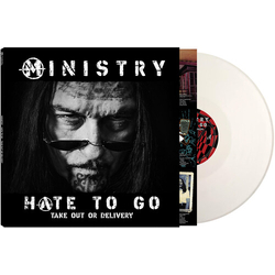 Ministry Hate To Go Take Out Or Delivery Colored White Limited Edition VINYL LP