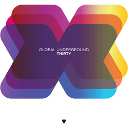 Global Underground Global Underground Thirty Aqua Colored Orange Purple VINYL LP