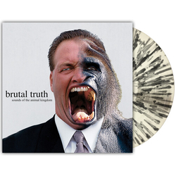 Brutal Truth Sounds Of The Animal Kingdom Colored Splatter White VINYL LP
