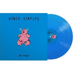 Vince Staples Cry Baby (UK Version) Colored Light Blue Alternate Cover VINYL LP