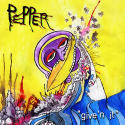 Pepper Give'n It Blue Clear VINYL LP