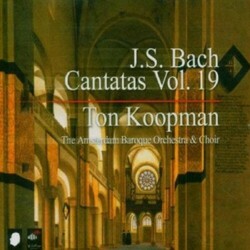 Johann Sebastian Bach / Ton Koopman / The Amsterdam Baroque Orchestra And Choir Cantatas Vol. 19 Vinyl LP