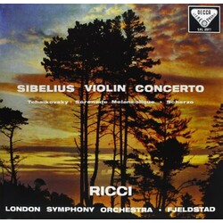 Jean Sibelius / Pyotr Ilyich Tchaikovsky / Ruggiero Ricci / The London Symphony Orchestra / Øivin Fjeldstad Violin Concerto In D Minor Op.47 Vinyl LP