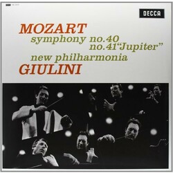Wolfgang Amadeus Mozart / New Philharmonia Orchestra / Carlo Maria Giulini Symphony No. 40 / No. 41 “Jupiter” Vinyl LP