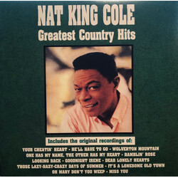 Nat King Cole Greatest Country Hits Vinyl LP