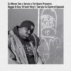 Mister Cee / Notorious B.I.G. Biggie B Serato DJ Control Special Vinyl 2 LP