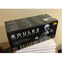 Pierre Boulez The Conductor: Complete Recordings On Deutsche Grammophon And Decca Multi CD/Blu-ray Box Set