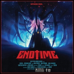 Endtime Impending Doom -Ltd- Transparent Background Splatter Blue-Red Vinyl LP