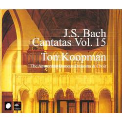 Johann Sebastian Bach / Ton Koopman / The Amsterdam Baroque Orchestra And Choir Cantatas Vol. 15 Vinyl LP