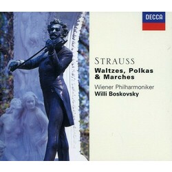 Willi Boskovsky / Wiener Philharmoniker Strauss: Waltzes, Polkas & Marches Vinyl LP