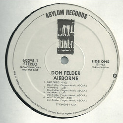 Don Felder Airborne Vinyl LP
