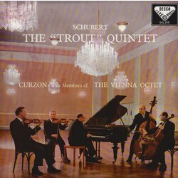 Franz Schubert / Clifford Curzon / Mitglieder Des Wiener Oktetts The "Trout" Quintet Vinyl LP