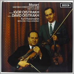Wolfgang Amadeus Mozart / Igor Oistrach / David Oistrach / Kiril Kondrashin / Moscow Philharmonic Orchestra Sinfonia Concertante K.364, Duo In G K.423