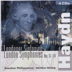 Joseph Haydn / Dresdner Philharmonie / Günther Herbig Londoner Sinfonien = London Symphonies Nos. 93 - 104 Vinyl LP