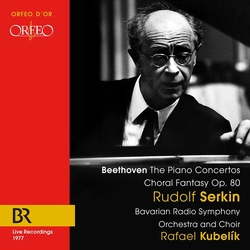 Rudolf Serkin Plays Beethoven'S Piano Concertos / Bavarian Radio S.O./Rafael Kubelik 3 CD
