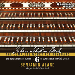 Johann Sebastian Bach / Benjamin Alard The Complete Works For Keyboard 6: Das Wohltemperierte Klavier (1) CD Box Set