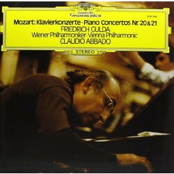 Wolfgang Amadeus Mozart / Friedrich Gulda / Wiener Philharmoniker / Claudio Abbado Klavierkonzerte · Piano Concertos Nr. 20 & 21 Vinyl LP