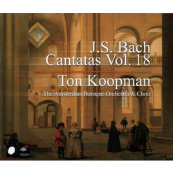 Johann Sebastian Bach / Ton Koopman / The Amsterdam Baroque Orchestra And Choir Cantatas Vol. 18 Vinyl LP