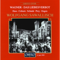 Richard Wagner / Sabine Hass / Pamela Coburn / Robert Schunk / Hermann Prey / Kieth Engen / Wolfgang Sawallisch Das Liebesverbot Vinyl LP