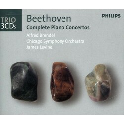 Ludwig van Beethoven / Alfred Brendel / The Chicago Symphony Orchestra / James Levine (2) Complete Piano Concertos Vinyl LP