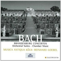 Johann Sebastian Bach / Musica Antiqua Köln / Reinhard Goebel Brandenburg Concertos - Orchestral Suites • Chamber Music Vinyl LP