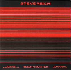 Steve Reich / Ensemble Intercontemporain / George Jackson (23) Reich/Richter Vinyl LP